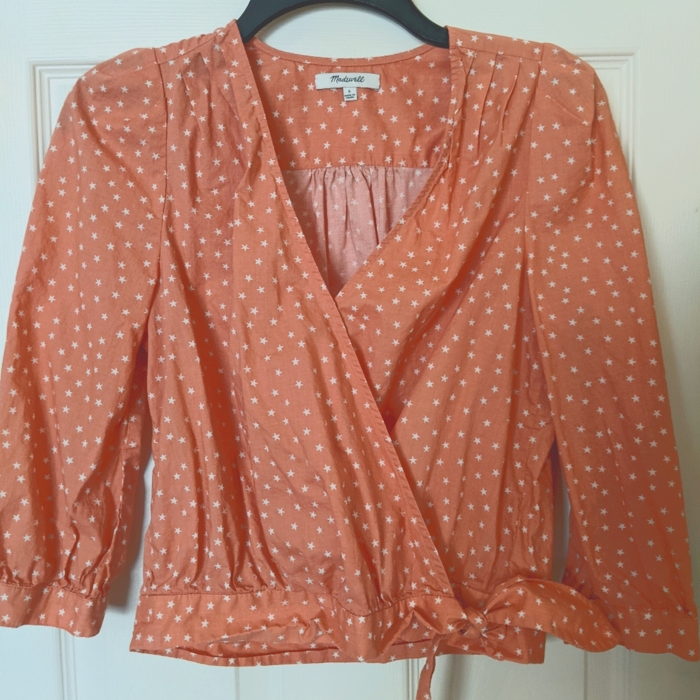Madewell Wrap Stars top